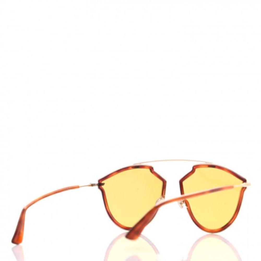 New - DIOR BUTTERFLY SUNGLASSES SOREALRISE 06J70 GOLD/HAVANA 58MM - Picture 7 of 11